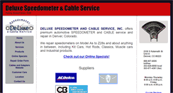 Desktop Screenshot of deluxespeedometer.com
